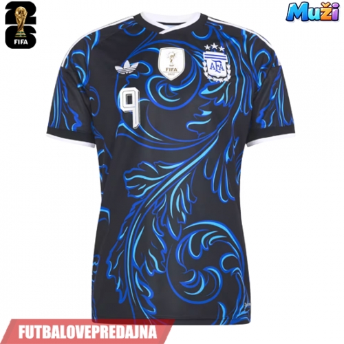 Lacne Muži Futbalové dres Argentína Julian Alvarez #9 MS 2026 Krátky Rukáv - Preč